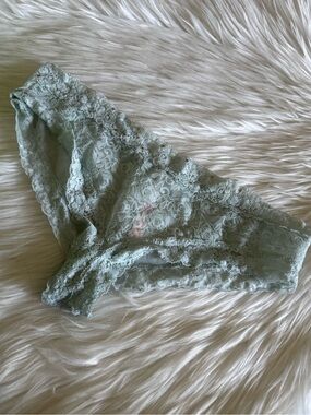 Pink Victoria’s Secret Lace Bikini Briefs in Pale Green - Women's Intimates